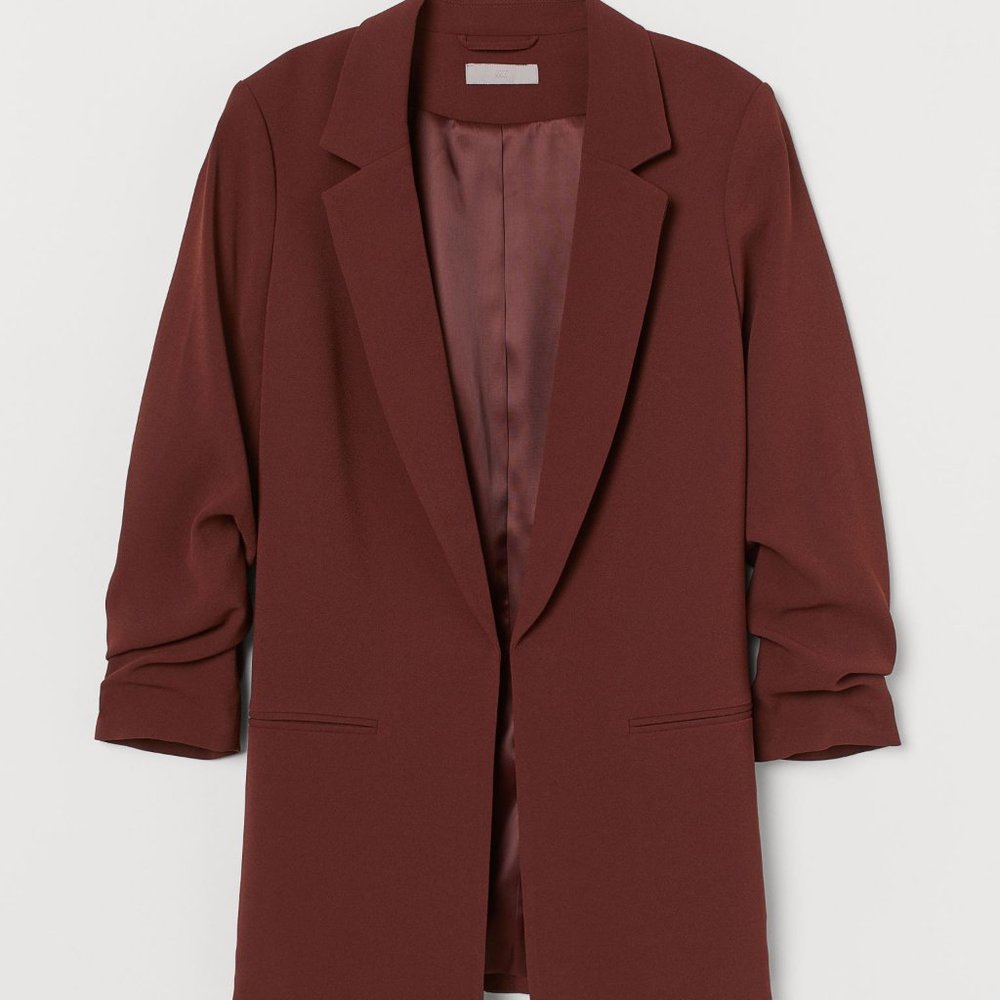 Brown/Burnt Orange Blazer Jacket